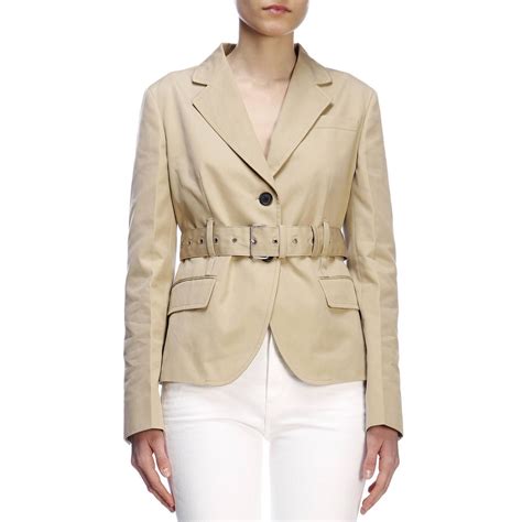 prada jacke damen beige|Prada ladies jackets.